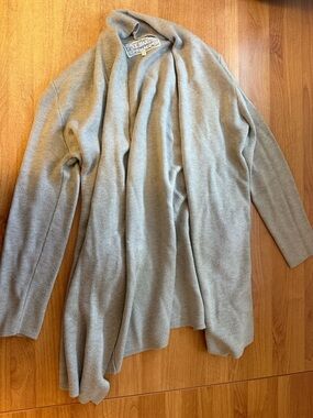 Pink Martini Open-Front Cardigan - Light Taupe